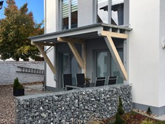 Balkon zum Holzhaus in Bad Salzungen